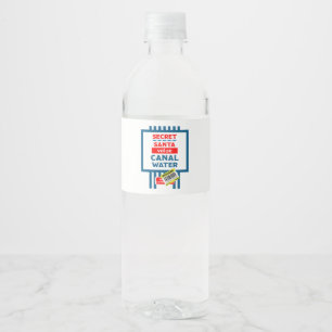 Etiqueta Para Botella De Agua Graciosa etiqueta de agua de barco estrecho