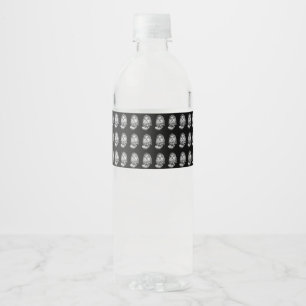 Etiqueta Para Botella De Agua Greco Roman Bust
