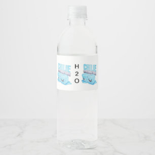 ETIQUETA PARA BOTELLA DE AGUA H2O