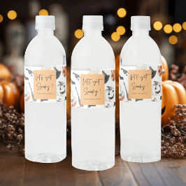 Etiqueta Para Botella De Agua Hagamos Spooky | Fiesta de Halloween