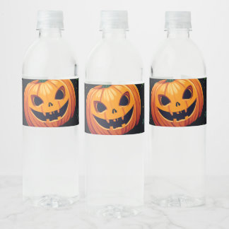 Etiqueta Para Botella De Agua Halloween dulce contigo