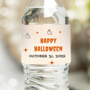 Etiqueta Para Botella De Agua Halloween Party Adulto Vintage Gothic Skull