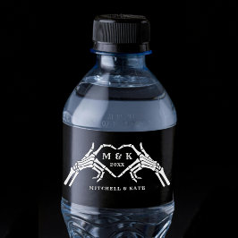 Etiqueta Para Botella De Agua Hasta Que La Muerte Nos Pase La Mano Del Corazón B