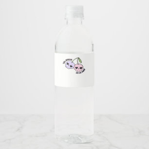 Etiqueta Para Botella De Agua Hasta que la Muerte nos Separe - Diseño de Calaver