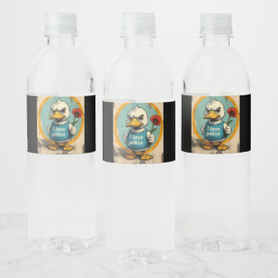 Etiqueta Para Botella De Agua insensible