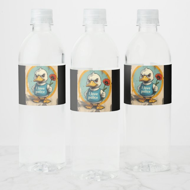 Etiqueta Para Botella De Agua insensible (Botellas)