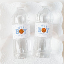 It's a Boy! Baby Shower de baloncesto azul