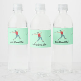 Etiqueta Para Botella De Agua Javelin