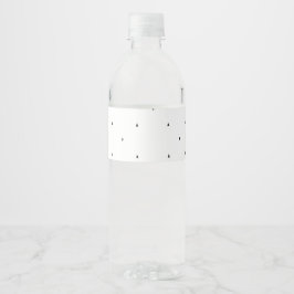 Etiqueta Para Botella De Agua Juego de carpetas con patrón de triángulo minimali