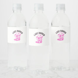 Etiqueta Para Botella De Agua last rodeo pink southern bachelorette party