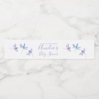 Libélulas Pintadas a Mano Baby Shower  