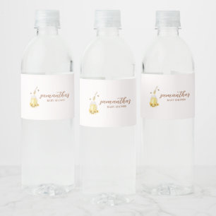 Etiqueta Para Botella De Agua Little Honey Baby Shower