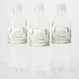 Etiqueta Para Botella De Agua Mallard Duck Baby Shower