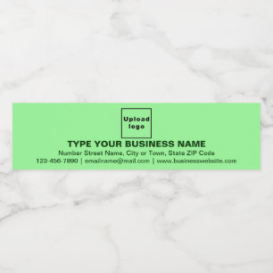 Etiqueta Para Botella De Agua Marca comercial en etiqueta de botella de agua ver