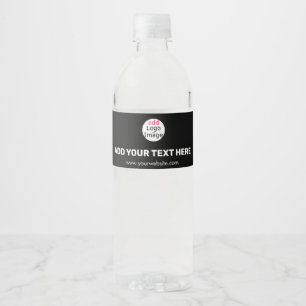 Etiqueta Para Botella De Agua Marca comercial personalizada moderna y profesiona