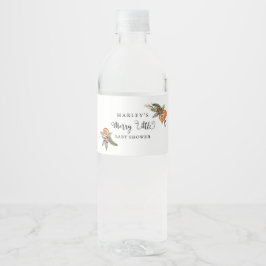 Etiqueta Para Botella De Agua Merry Little Navidades Baby Shower