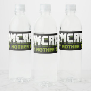 Etiqueta Para Botella De Agua Momcraft Happy Mother Day Funny Gamer Mom