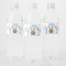 Mono de Osito Elegante para Baby Shower Casual