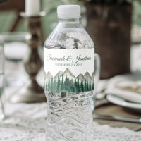 Montañas acuáticas rusticas y Boda de pinos