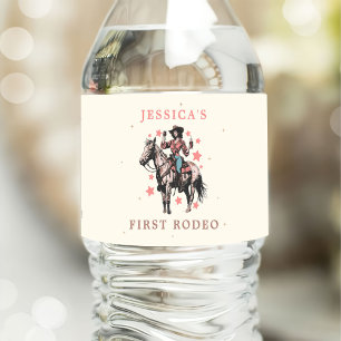 Etiqueta Para Botella De Agua Nacimiento de la Vaquera de West Country Wild Occi