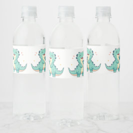 Etiqueta Para Botella De Agua ¡Niños Dino Mite! Cute Dinosaur Birthday T Rex