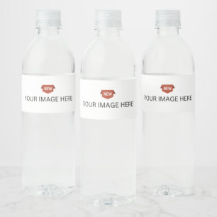 Etiqueta Para Botella De Agua ¡NUEVO! Etiqueta del frasco de agua (8,25" x 1,75"