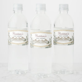 Etiqueta Para Botella De Agua Oh Boy Let the Adventure Begin Baby Shower