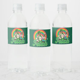 Etiqueta Para Botella De Agua Orgulloso e irlandés St Patrick Personalizado LGBT