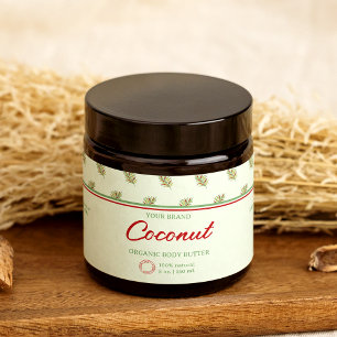 Etiqueta Para Botella De Agua Palm retro deja la etiqueta de ajuste envolvente d