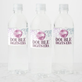 Etiqueta Para Botella De Agua Papel de Era de Doble Dígitos de Brillo Disco de M