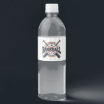 Etiqueta Para Botella De Agua Partido de Cumpleaños de All Star Team Sport de Bé<br><div class="desc">Elementos coincidentes disponibles.</div>