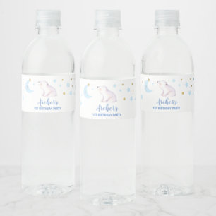 Etiqueta Para Botella De Agua Pequeña estrella Twinkle