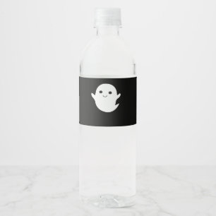 Etiqueta Para Botella De Agua Pequeño y lindo boo
