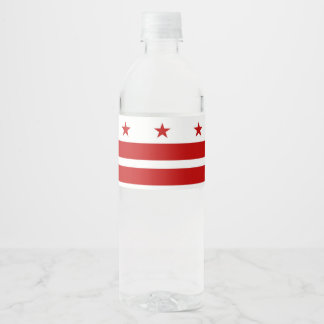 Etiqueta Para Botella De Agua Personalizado de Washington DC