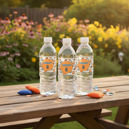 Etiqueta Para Botella De Agua Personalized Birthday Sports Theme Water Label