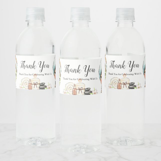 Etiqueta Para Botella De Agua Personalized Bridesmaids water bottle label (Botellas)