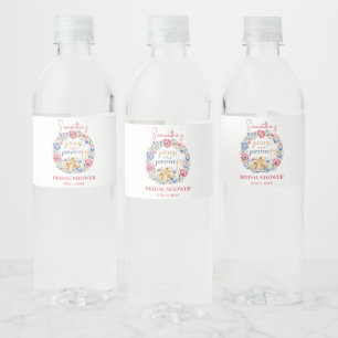 Etiqueta Para Botella De Agua Pierogi y Prosecco Fiesta de Despedida de Soltera