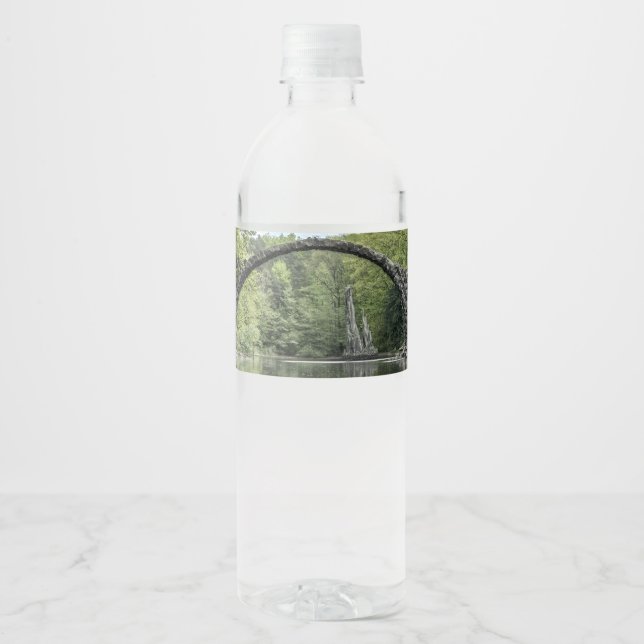 Etiqueta Para Botella De Agua Puente Devils - Alemania (Anverso)