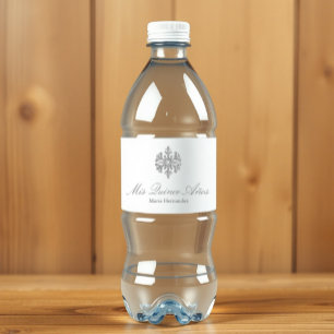Etiqueta Para Botella De Agua Quinceanera