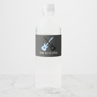 Etiqueta Para Botella De Agua Rock a Bye Baby Boy Ducha Etiqueta de Botella de A