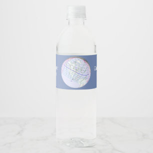 Etiqueta Para Botella De Agua Ruta mundial total del eclipse solar 2017