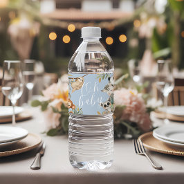 Etiqueta Para Botella De Agua safari animales salvajes bebé