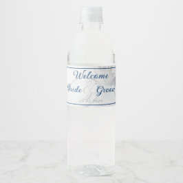Etiqueta Para Botella De Agua Sandy Beach Wedding