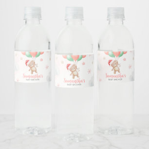 Etiqueta Para Botella De Agua Santa Baby Shower