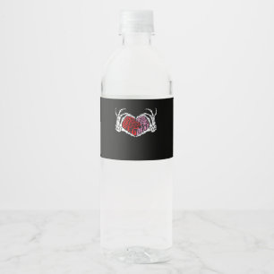 Etiqueta Para Botella De Agua Se leen adentro estoy muerto - San Valentín sarcás