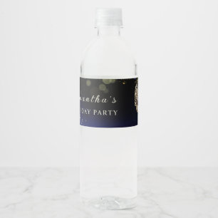 Etiqueta Para Botella De Agua Sello elegante de botellas Fiesta de la Mascarada