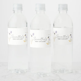 Etiqueta Para Botella De Agua Silly Goose Baby Shower