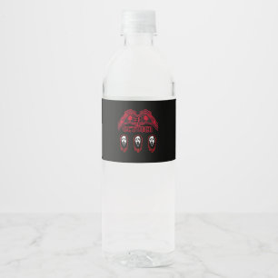 Etiqueta Para Botella De Agua Skeleton Hands 31/10 Classic