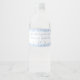 Etiqueta Para Botella De Agua Swirly (Anverso)