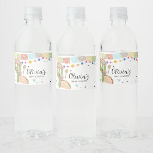 Etiqueta Para Botella De Agua Taco Bout A Baby Cactus Baby Shower